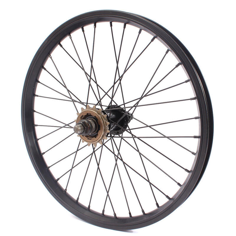 BMX ROATA SPATE BLAZE NEGRU 18" 14MM KHEBIKES