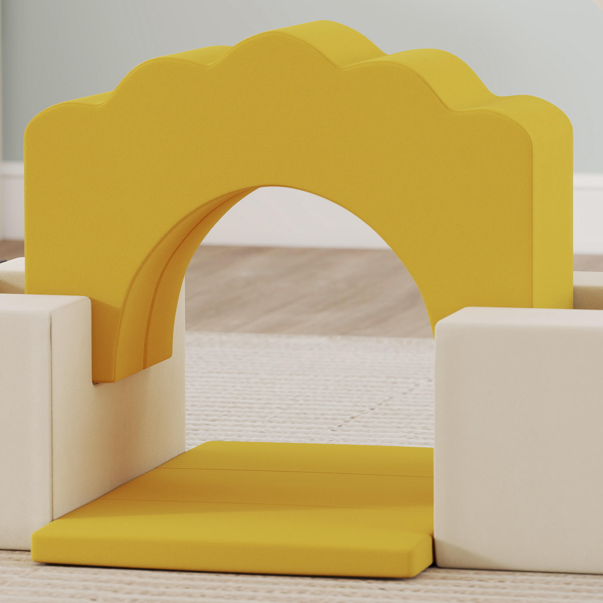 Bloques de Espuma AIYAPLAY 50x40x25 cm Amarillo 4/5