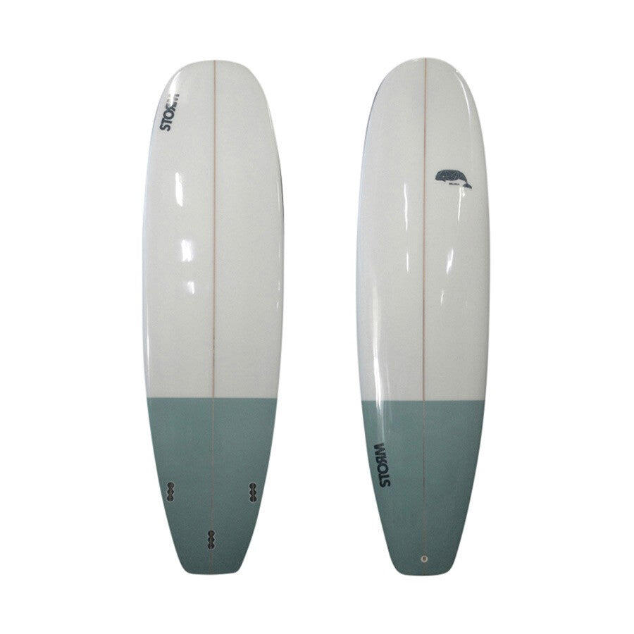Storm - Storm Surfboard - Mini Malibu - 7'2 - Beluga D10 - Planche De Surf - Multicolore - Taille Unique - Decathlon
