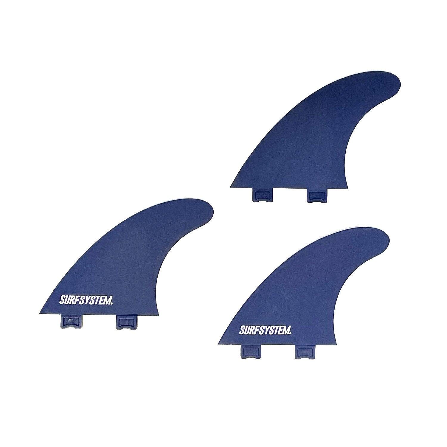 SURFSYSTEM SURFSYSTEM - Conjunto de 3 barbatanas recicladas compatíveis com FCS - Marinha