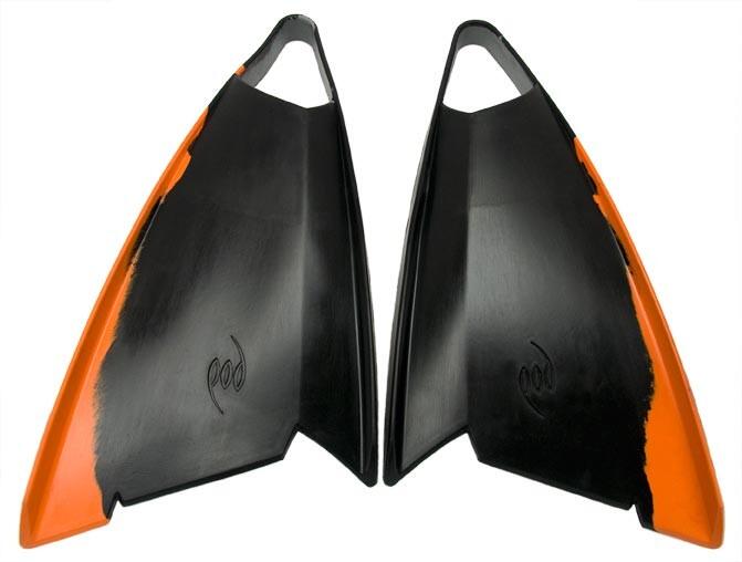 POD POD - PF3 - Barbatanas de Bodyboard - Preto / Laranja