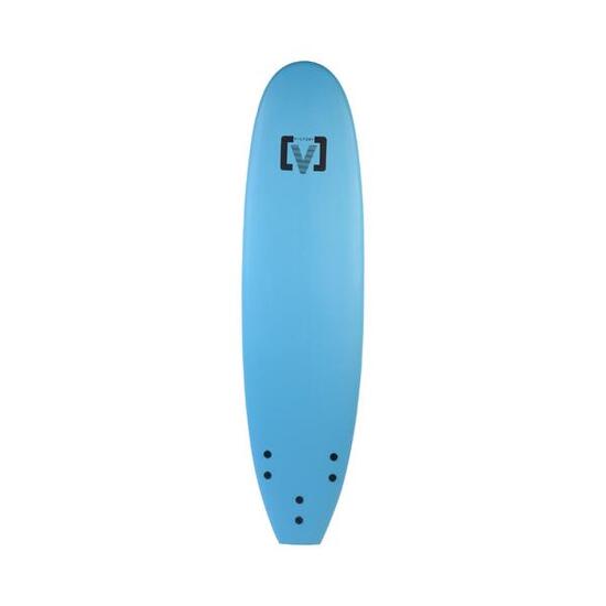VICTORY - EPS Softboard - Planche de surf en mousse Malibu 7'0 Wide - Light Blue