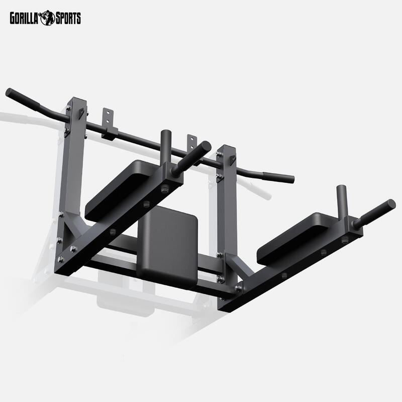 Pull-up Bar 4in1, montare pe perete, Gorilla Sports®