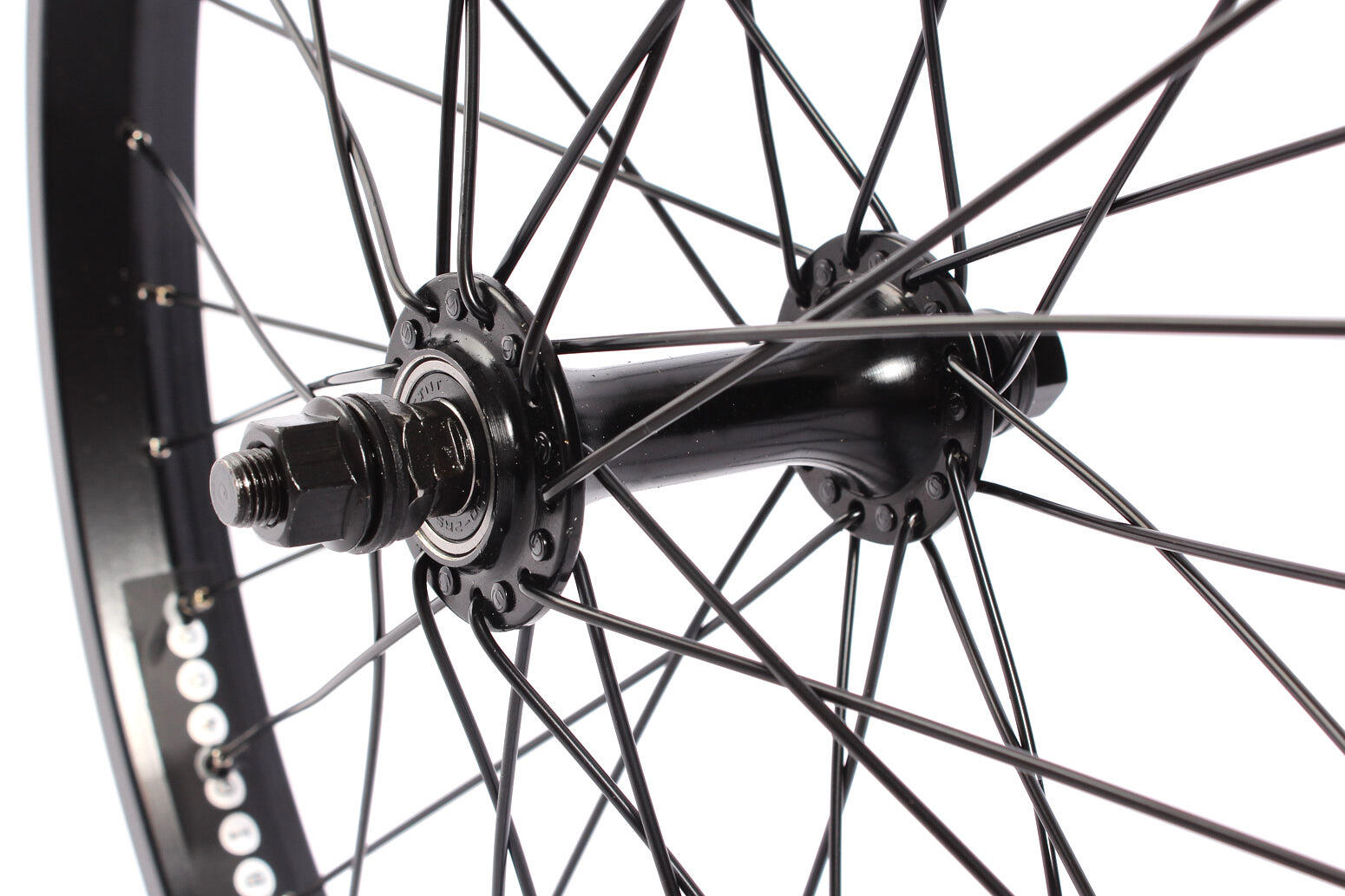 RUEDA BMX DELANTERA MVP BIG400 NEGRA 10MM KHEBIKES 2/4