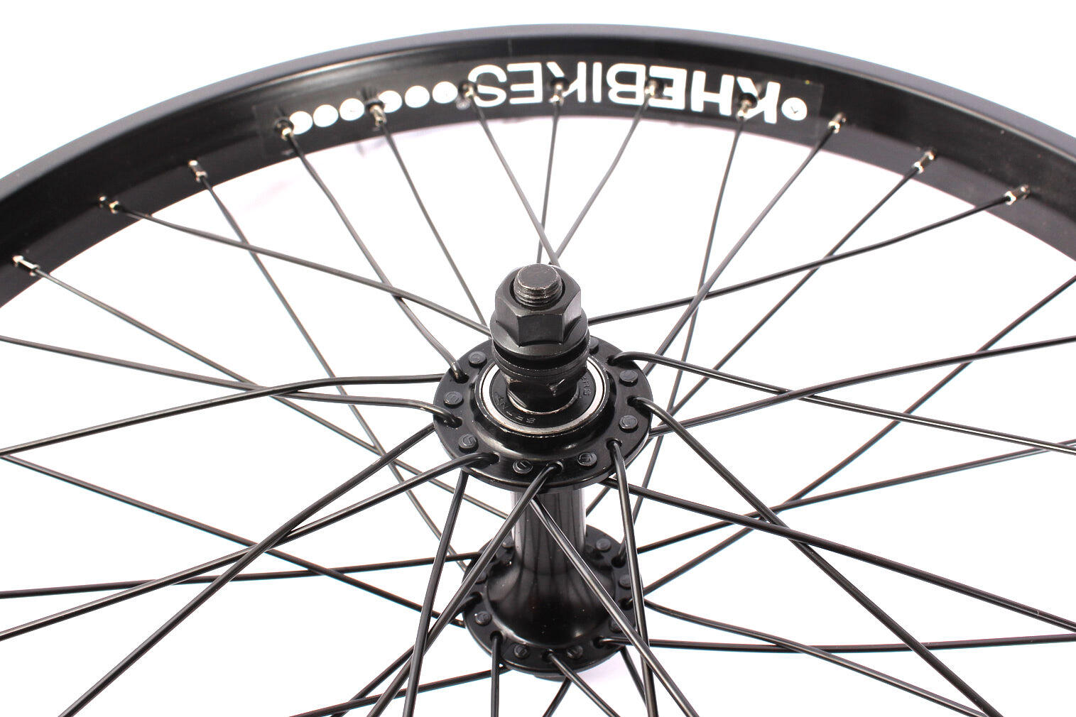 RUEDA BMX DELANTERA MVP BIG400 NEGRA 10MM KHEBIKES 4/4