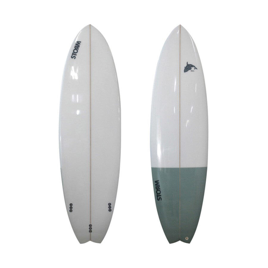 STORM STORM - Prancha de Surf - Orca 6'6 - Cinza / Branco