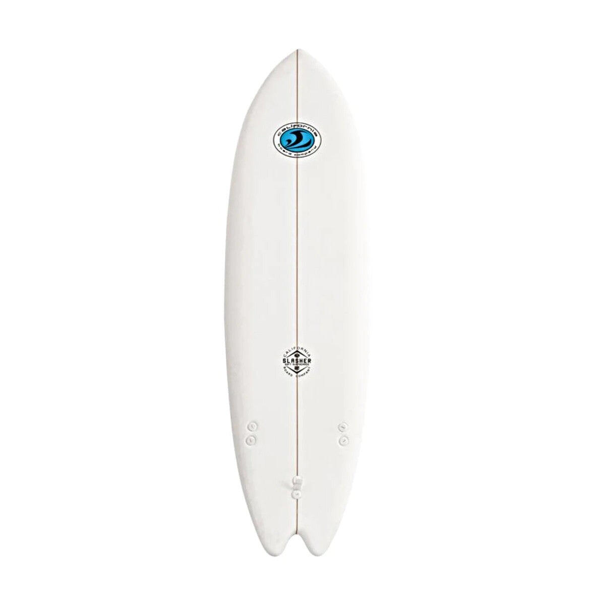 California Board Company - Cbc - Planche De Surf En Mousse -slasher - 6'2 - Planche De Surf - Blanc|multicolore - 6'2 - Decathlon