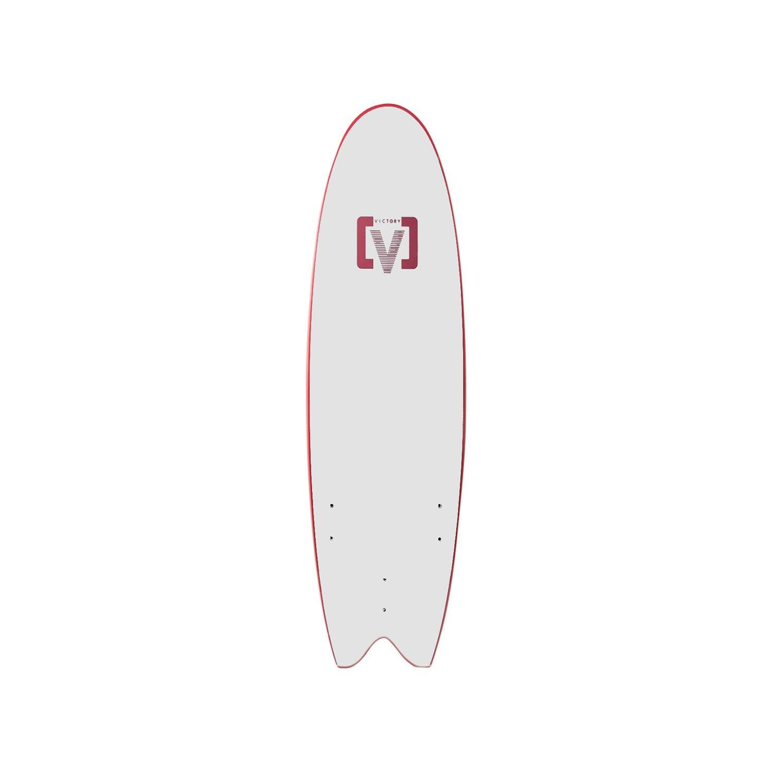 VICTORY - EPS Softboard - Tabla de surf de espuma - Fish 6'6 - Rojo 2/4