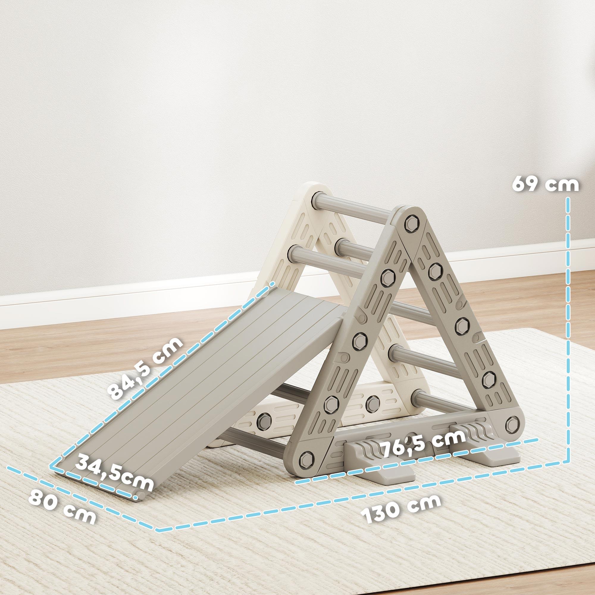 Escalada para Crianças 130x80x69 cm cinza e branco AIYAPLAY 3/5
