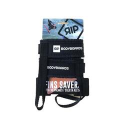 RIP Bodyboard - Paire de Leash Palmes - Fin Savers Black
