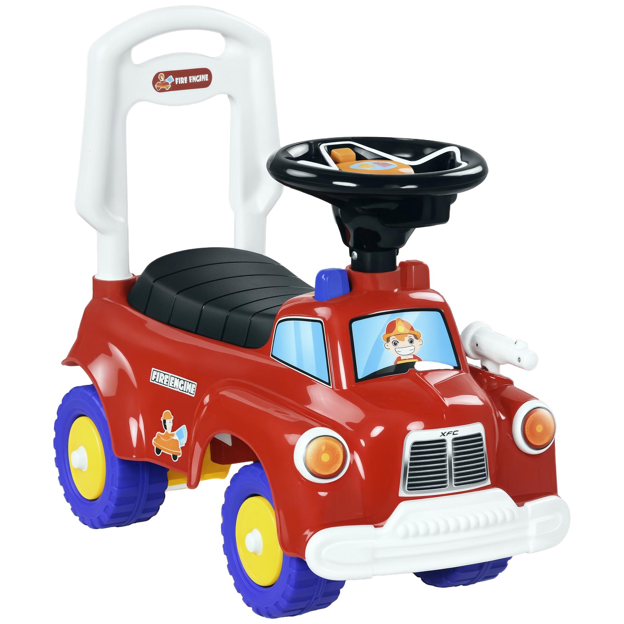 AIYAPLAY Carro andador para crianças 49x24x42 cm vermelho AIYAPLAY