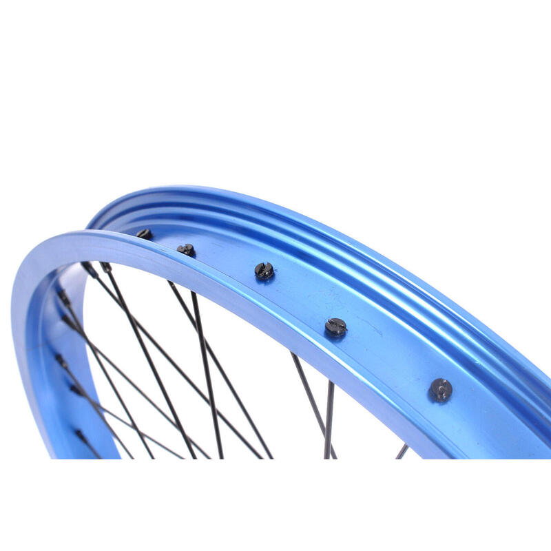 BMX ROATA SPATE ALBASTRU 20" 14MM KHEBIKES