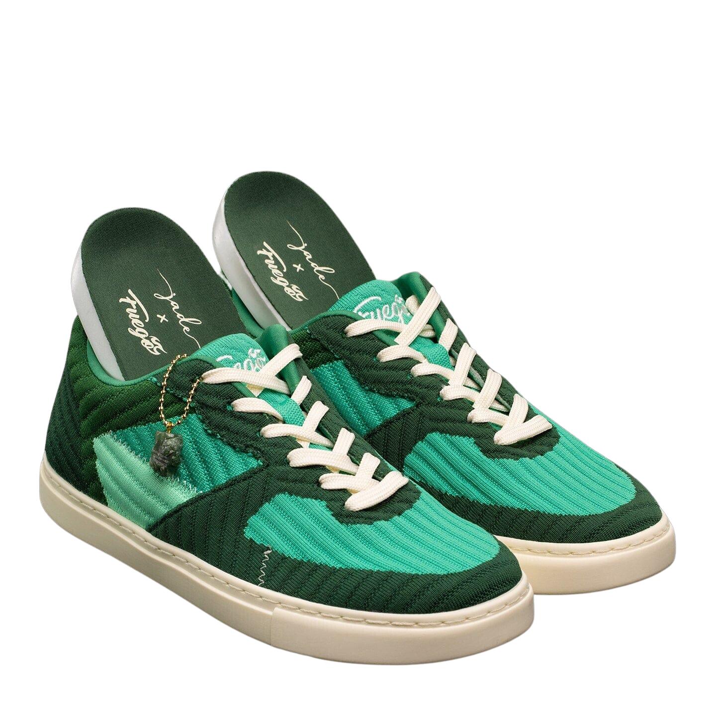 Baskets de danse Fuego Jade vertes éco-tricot 6/7