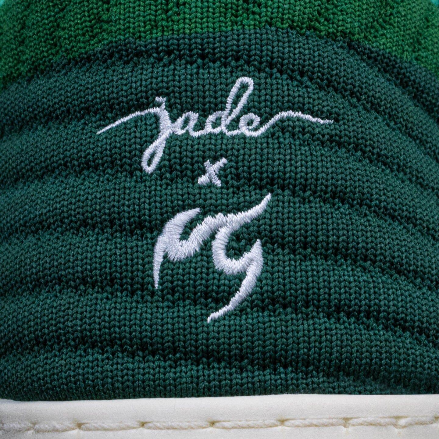 Baskets de danse Fuego Jade vertes éco-tricot 5/7