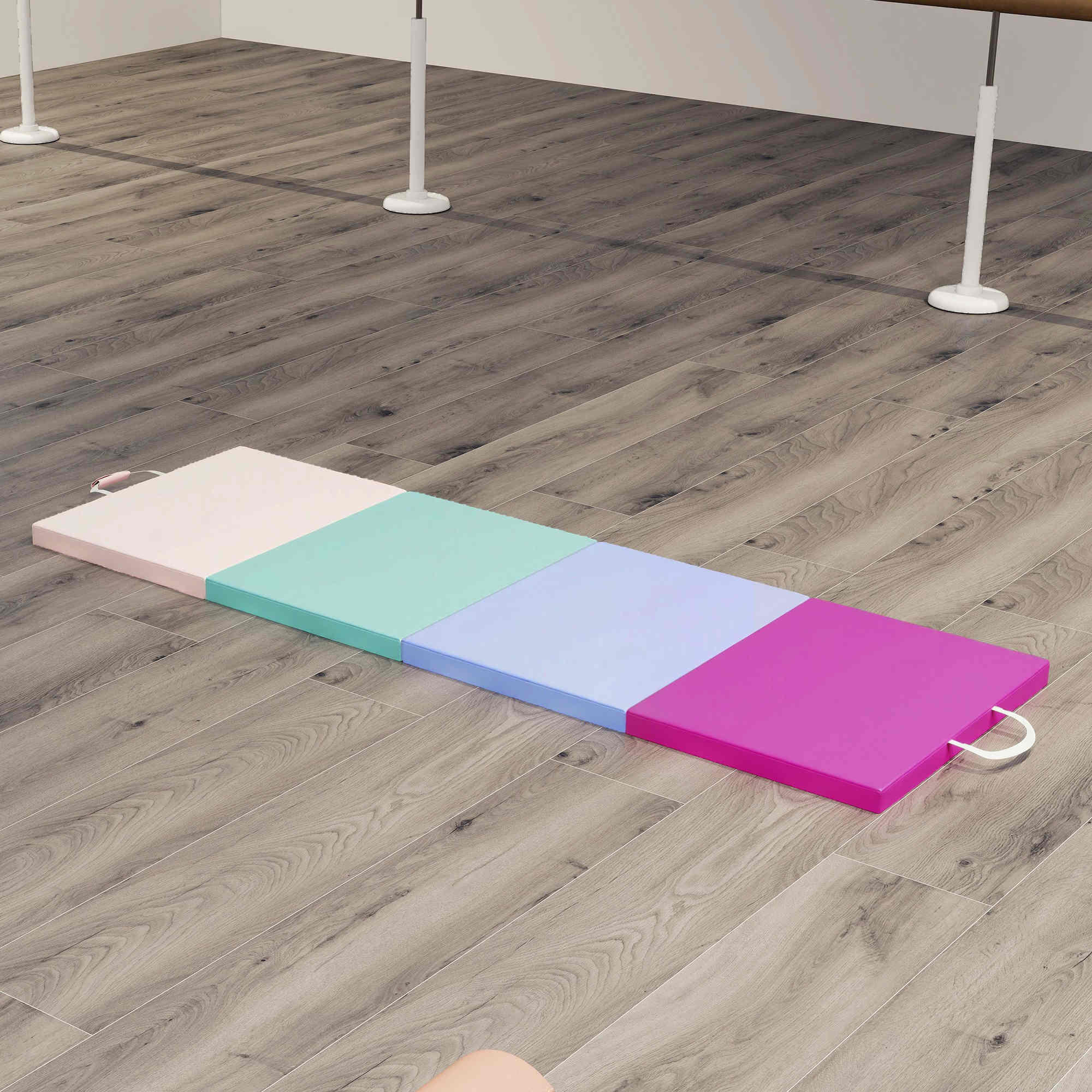 Tapete de ginástica 180x60x5 cm multicor SPORTNOW 5/5