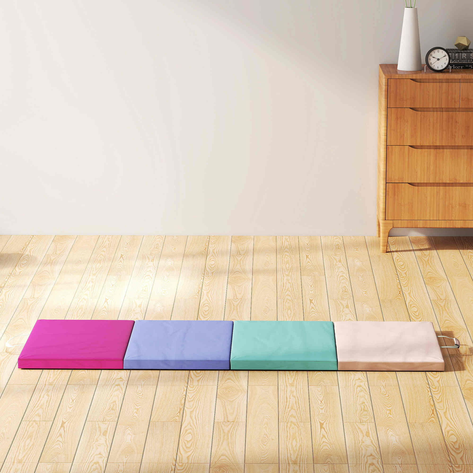 Tapete de ginástica 180x60x5 cm multicor SPORTNOW 4/5