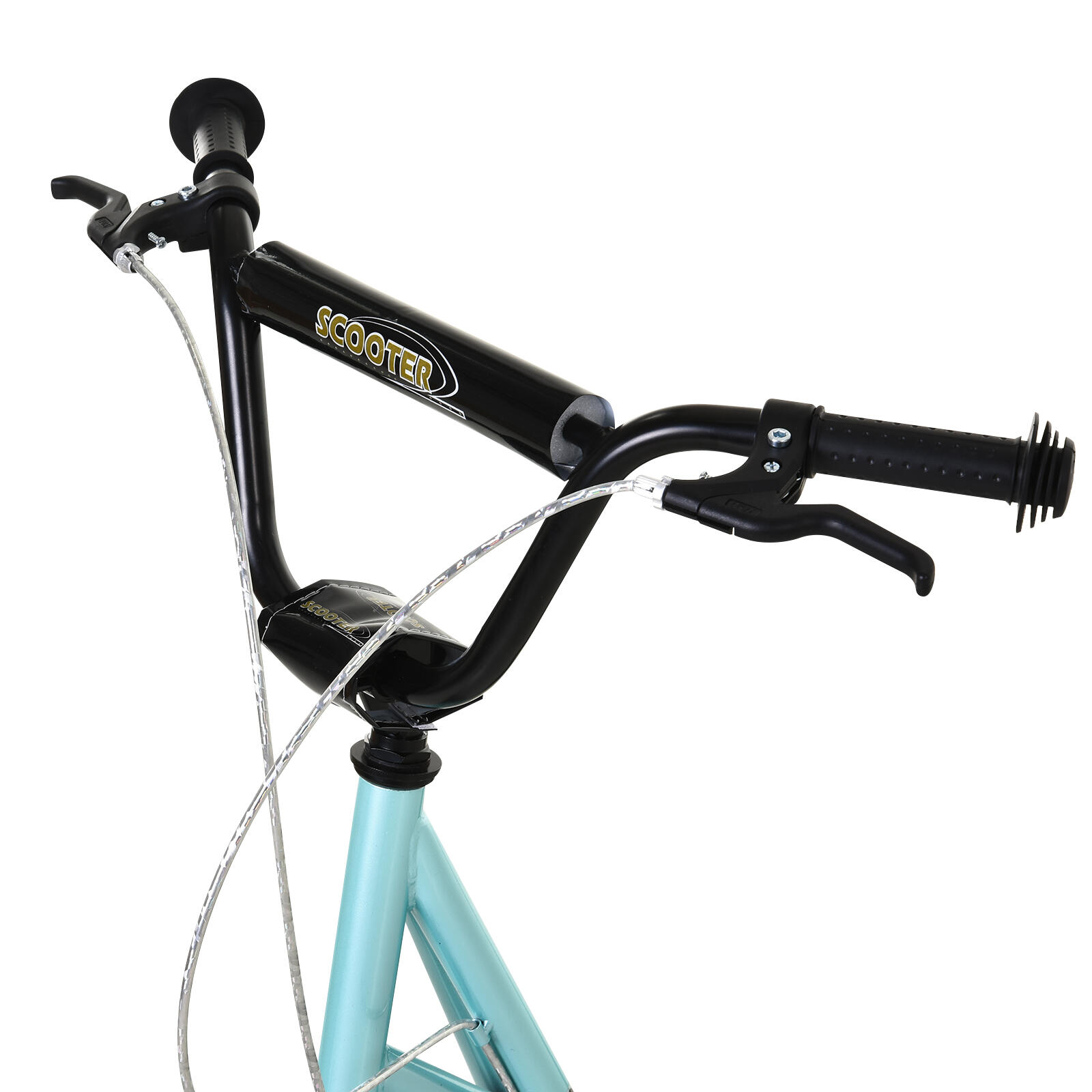 Trotinete 139x58x90-96 cm azul HOMCOM 4/5