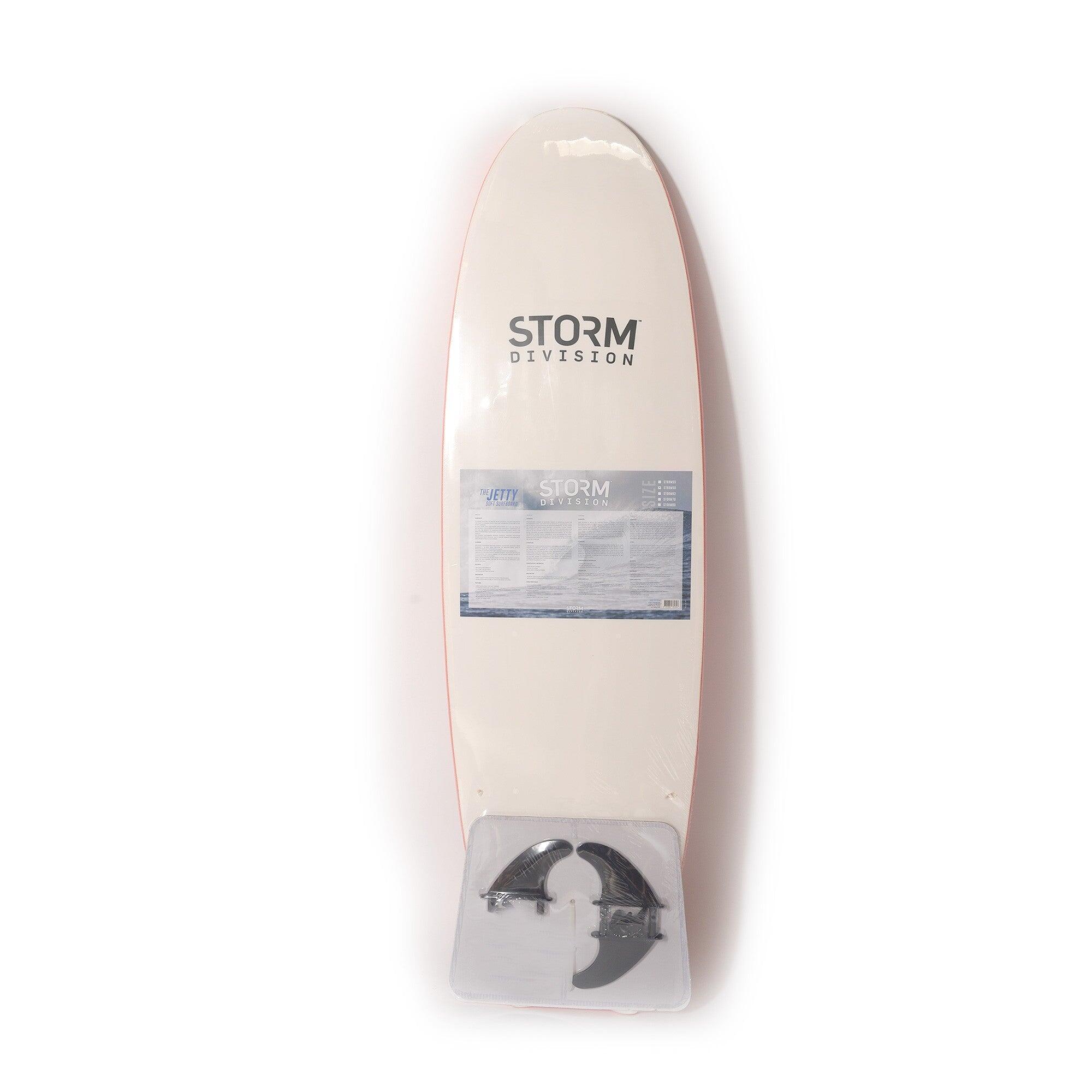 STORM DIVISION - Jetty Softboard - Tabla de surf de espuma - 5'8 - Rojo 2/2
