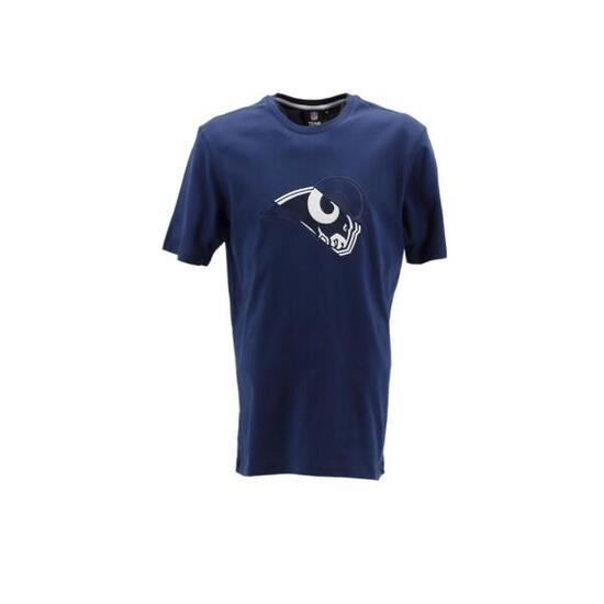 Shirt Los Angeles Rams Logo in Blau