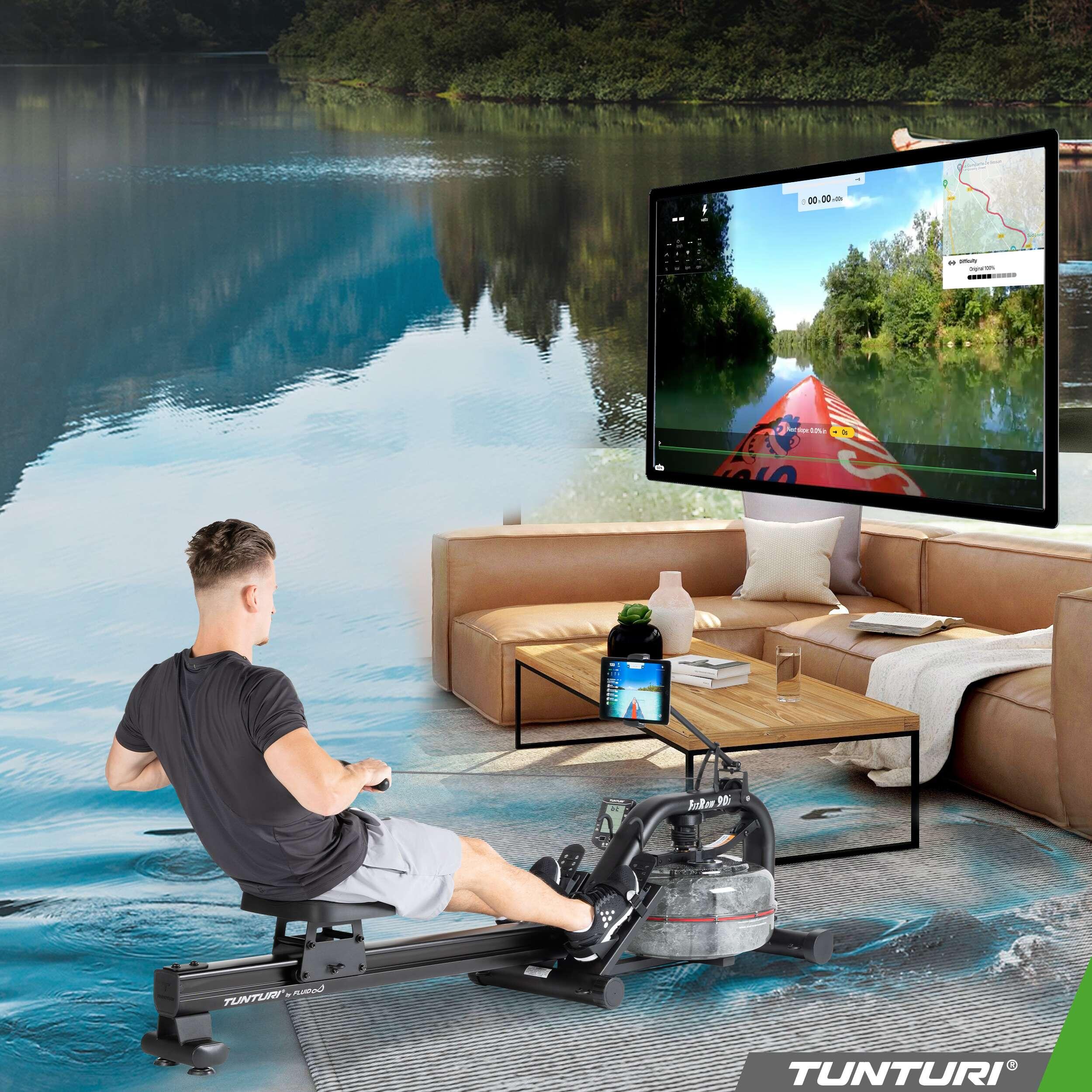FitRow 90i by Fluid Tunturi, montaje prof opcional con cargo 2/7