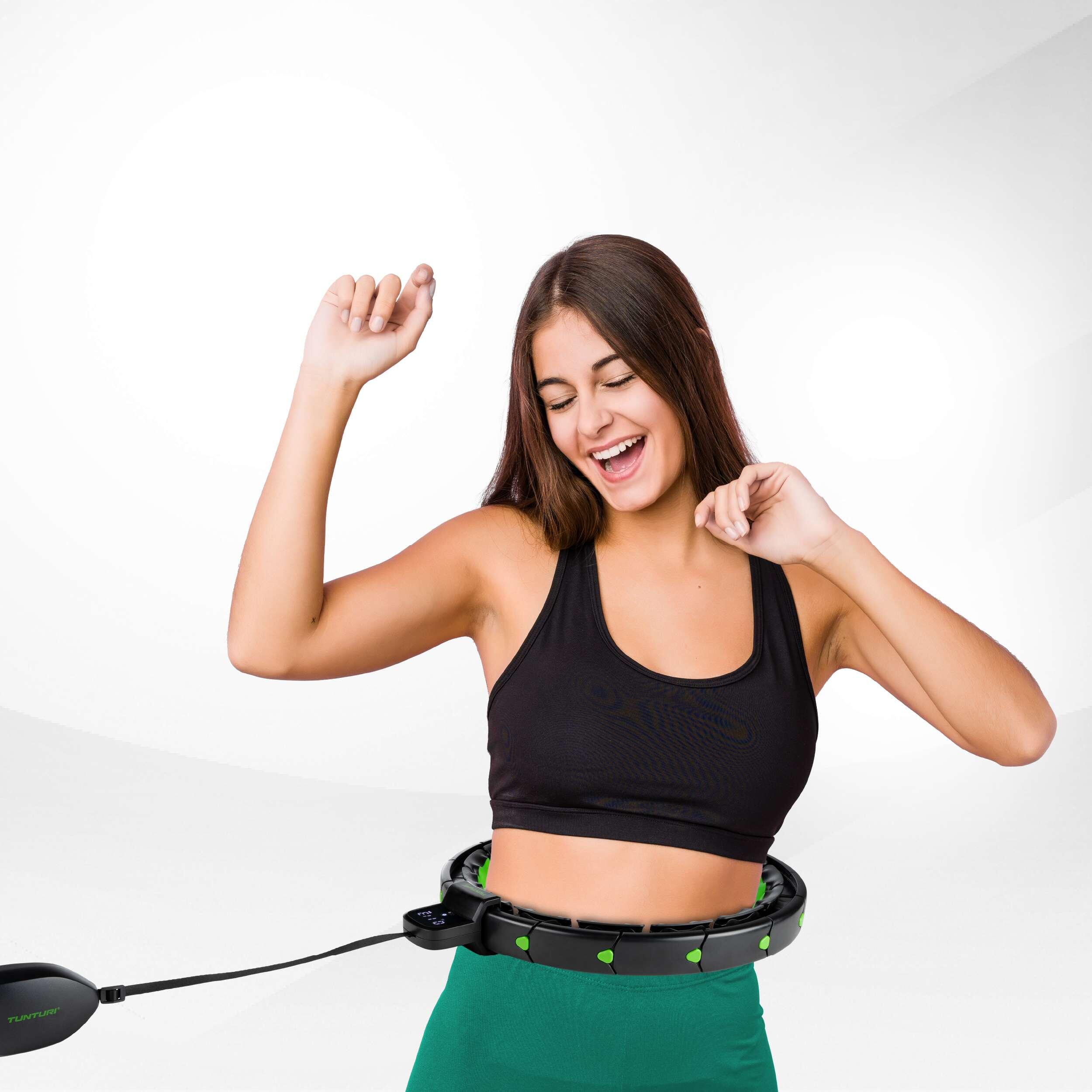 Smart Adjustable Hoelahoep - Hoela Hoep Met Gewicht - Omtrek 62 tot 132 cm 7/7