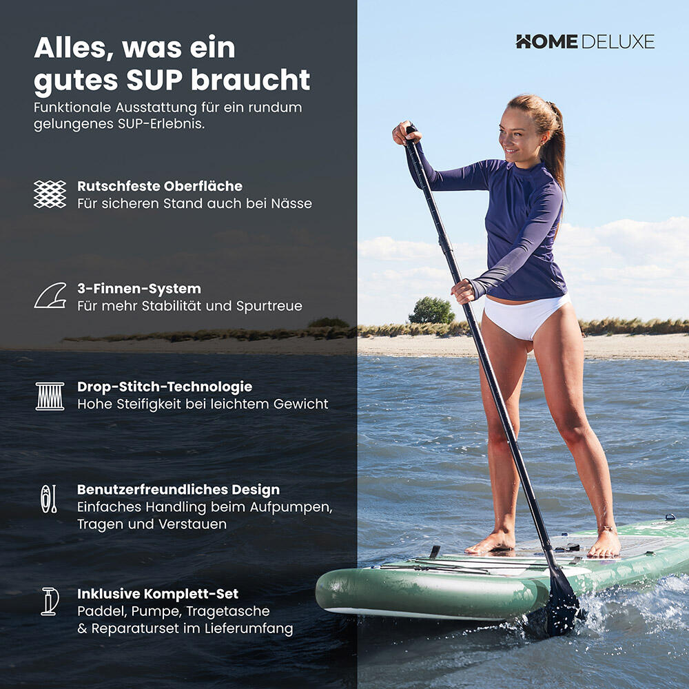 Stand Up Paddle Board MOANA Mintgrün - Größe S 5/7