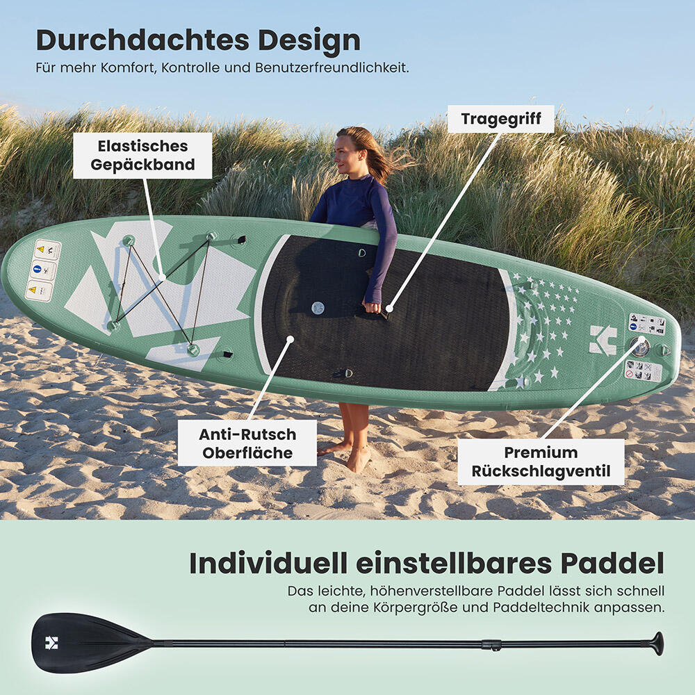 Stand Up Paddle Board MOANA Mintgrün - Größe S 6/7