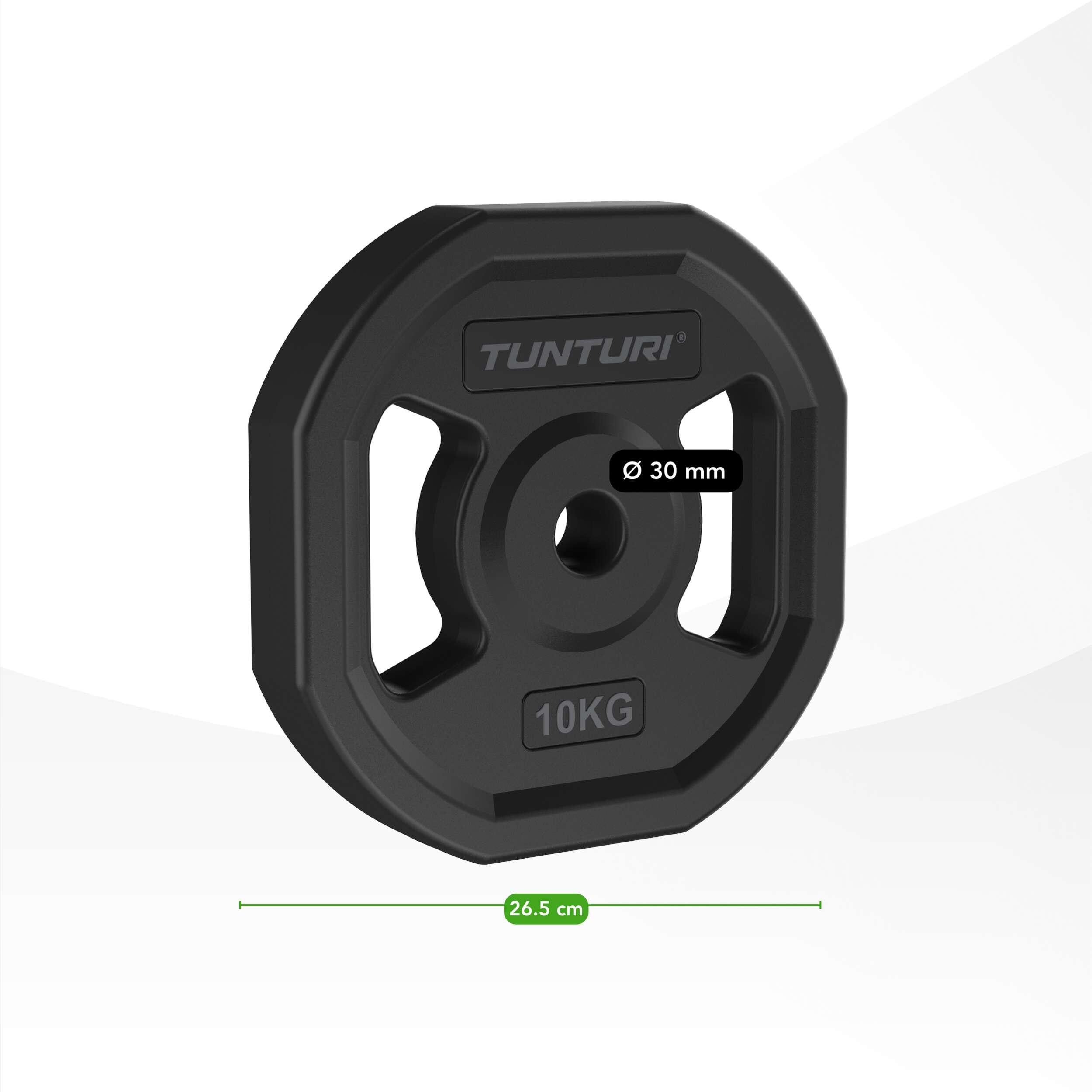 Kit de Mancuernas 10kg Metal Con Tpu-Coating Tunturi 4/7