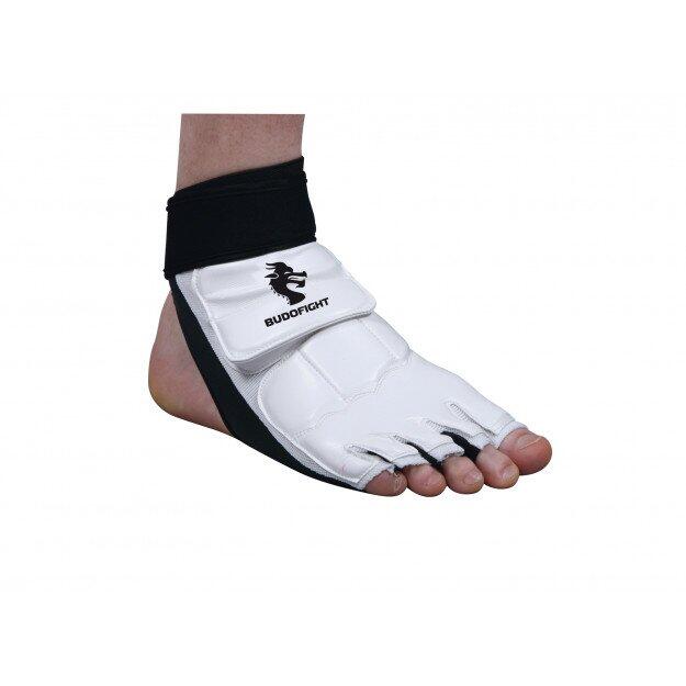 Budo-fight - Protège-pieds De Taekwondo Blancs Wtf - Protège Tibia Et Pied - Blanc - S - Decathlon