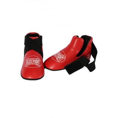 Rode full-contact voetbeschermers