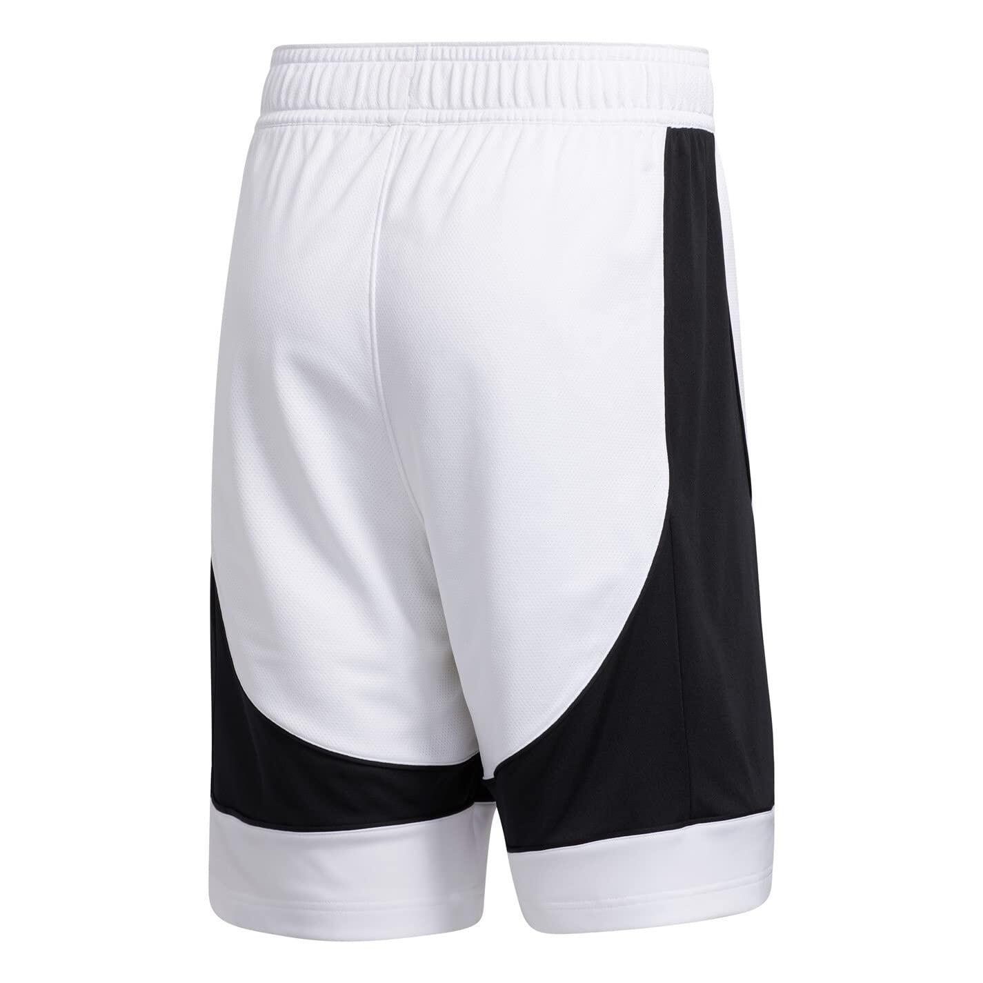 Pantaloni Corti da Basket Adidas Nxt Prm M - Bianco/Nero per Uomo 2/2