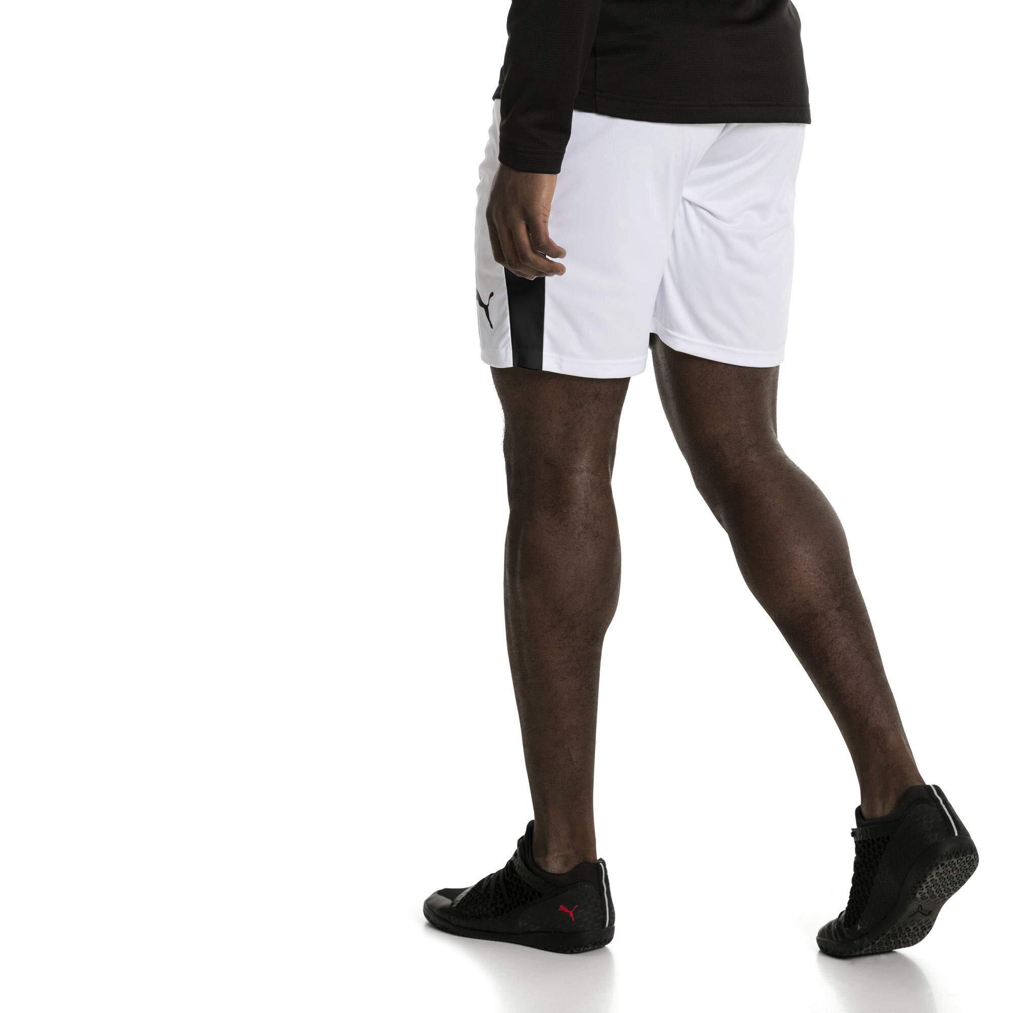 Pantaloncini da Calcio Puma Liga Uomo - Bianco/Nero, Taglia XXL 3/5