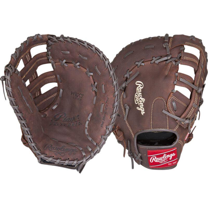 Rawlings - Rawlings Pfbdct Première Base 12,5 Inch Modèle Attraper À Gauche - Gant De Baseball - Multicolore|noir|rouge - Decathlon