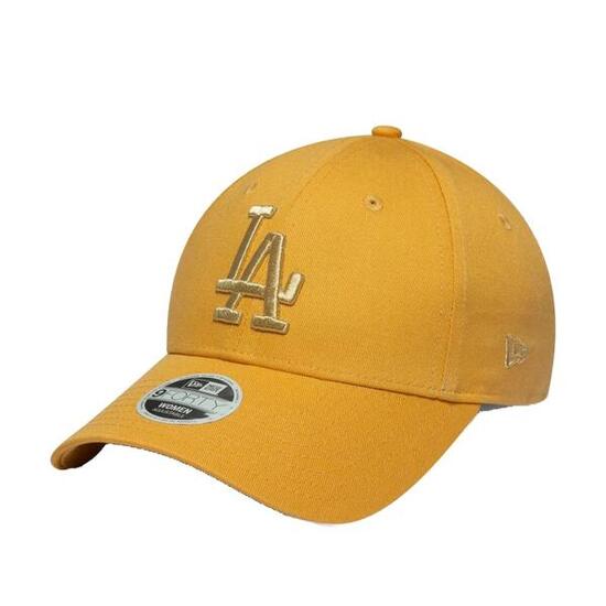 Cappello New Era Modello La Dodgers Womens Metallic Yellow 9forty Adjustable Cap