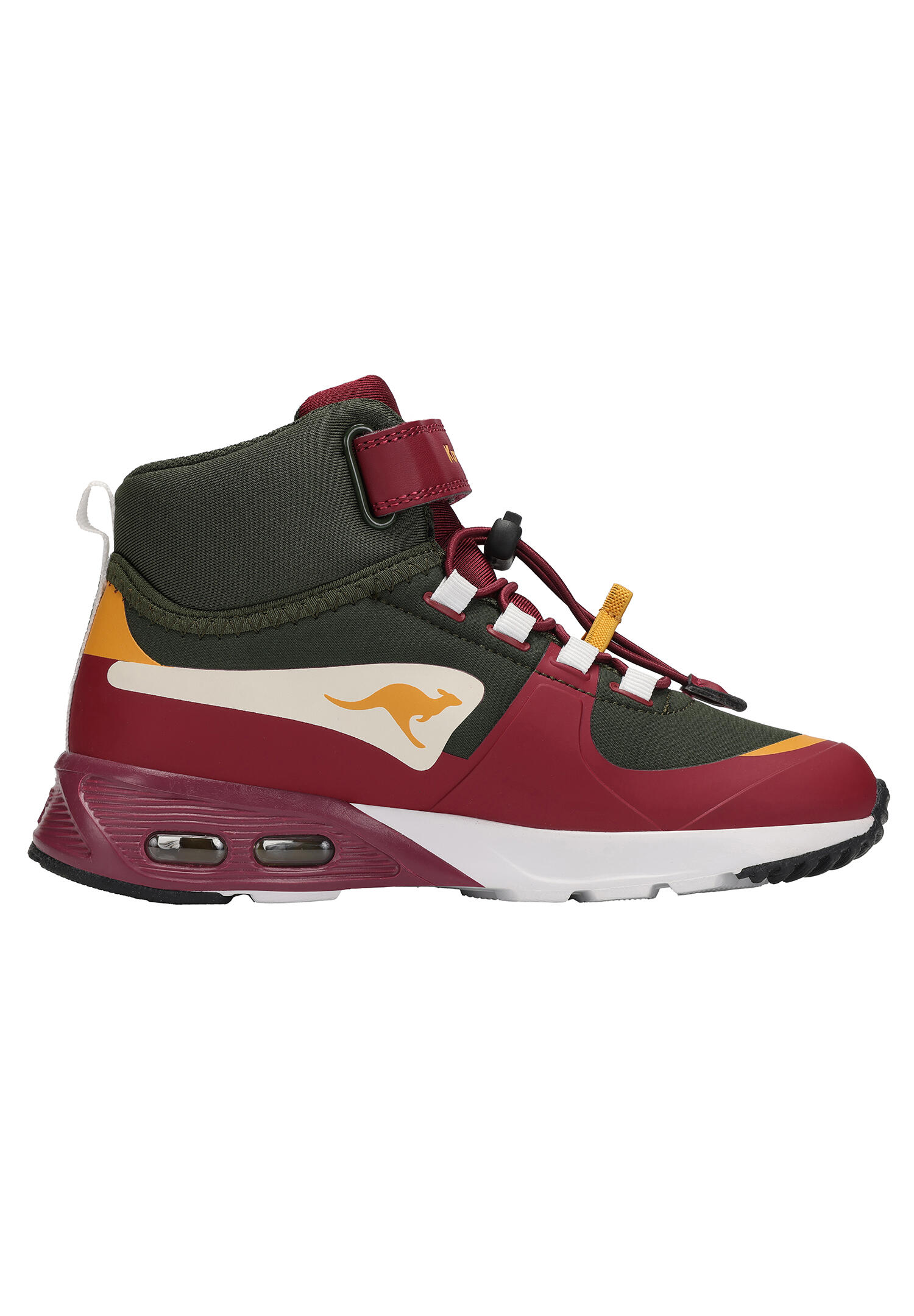 KangaROOS Kinder KX-Hydro High-Top Sneaker wasserfest 18598 rot/grau 2/7