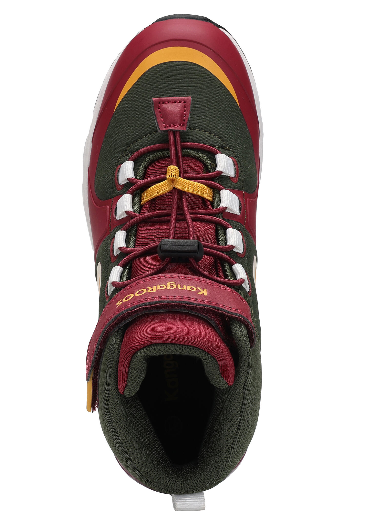 KangaROOS Kinder KX-Hydro High-Top Sneaker wasserfest 18598 rot/grau 5/7