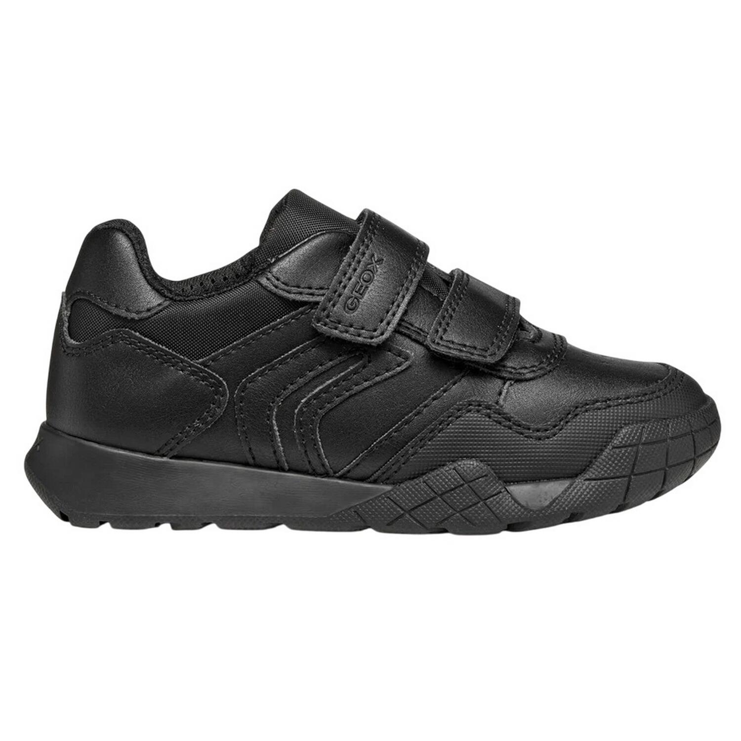"RannE" SchulUniformSchuhe für Jungen Schwarz 3/4