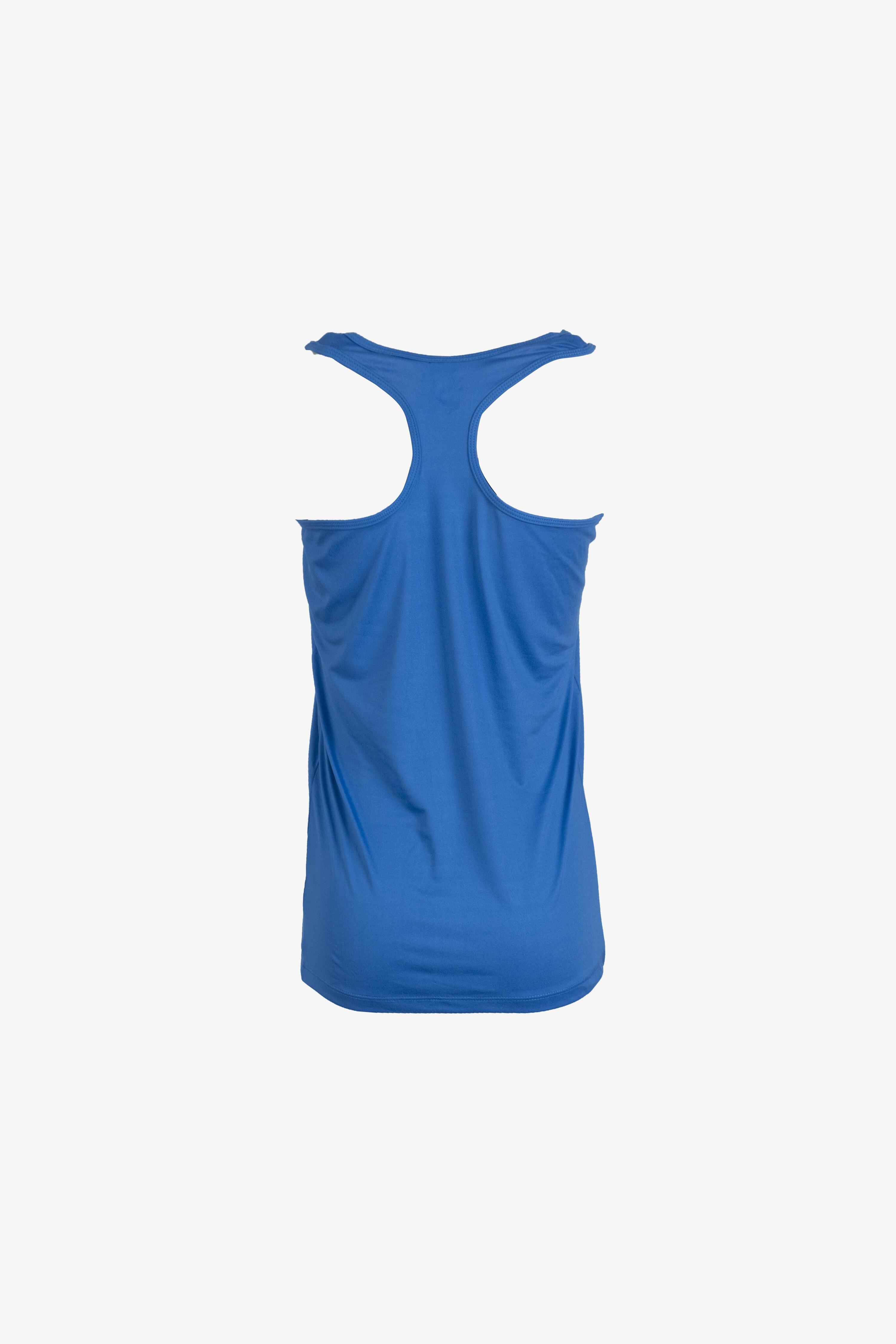 Canotta Esercito running azzurra donna 2/3
