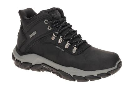 Skechers Santoro Schuhe Mid Sneaker schwarz wasserdicht SLIP-INS