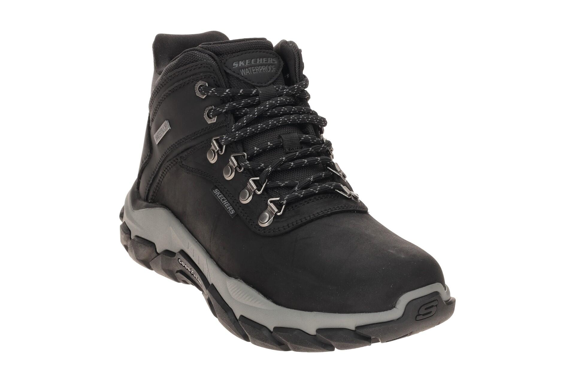 Skechers Santoro Schuhe Mid Sneaker schwarz wasserdicht SLIP-INS 3/7