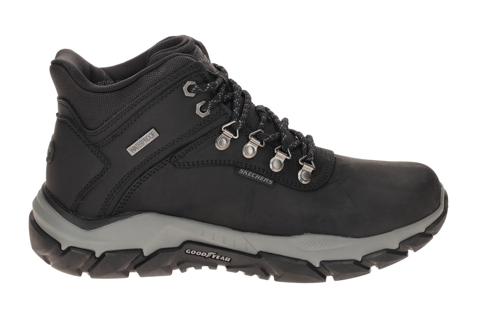 Skechers Santoro Schuhe Mid Sneaker schwarz wasserdicht SLIP-INS 2/7