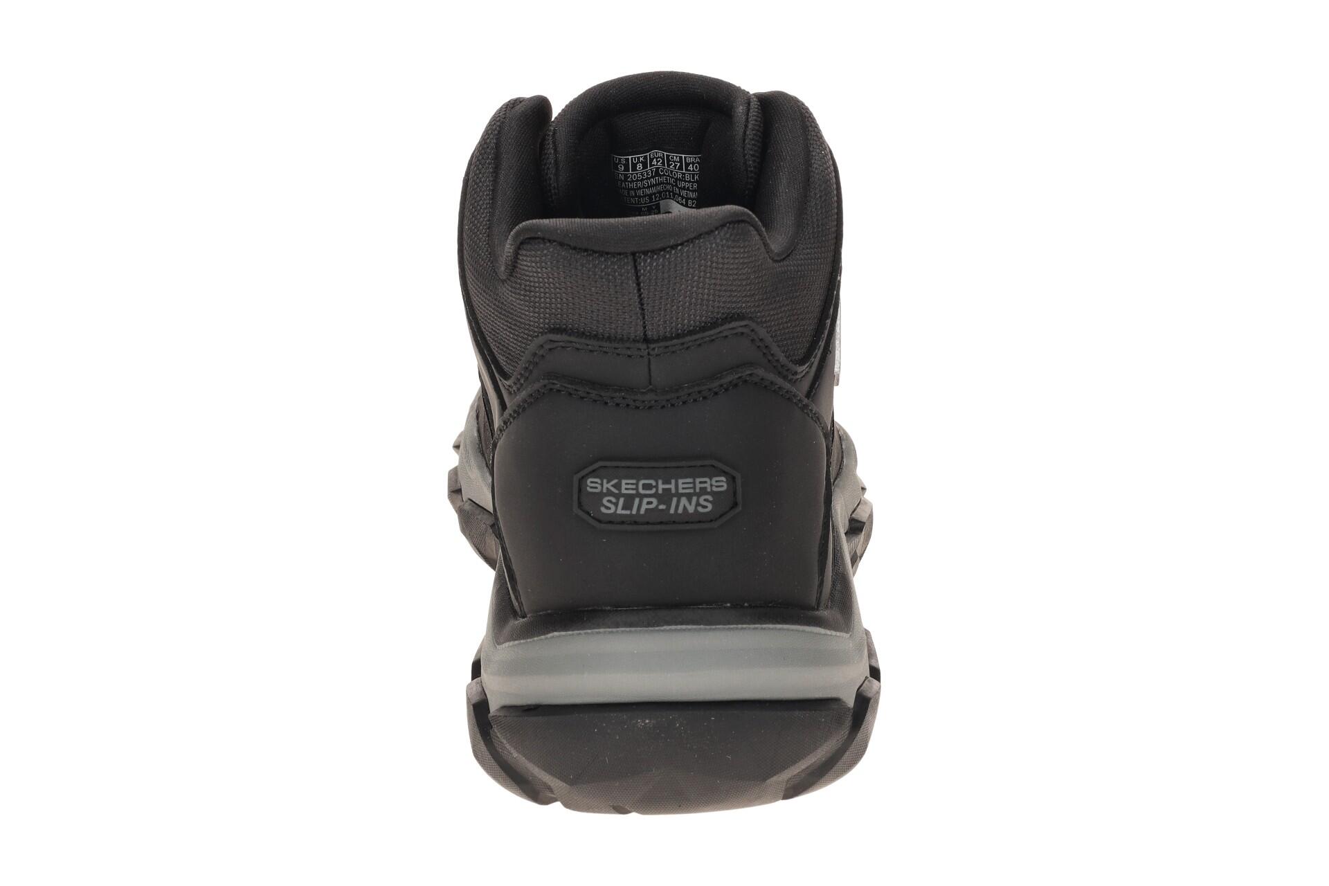 Skechers Santoro Schuhe Mid Sneaker schwarz wasserdicht SLIP-INS 5/7