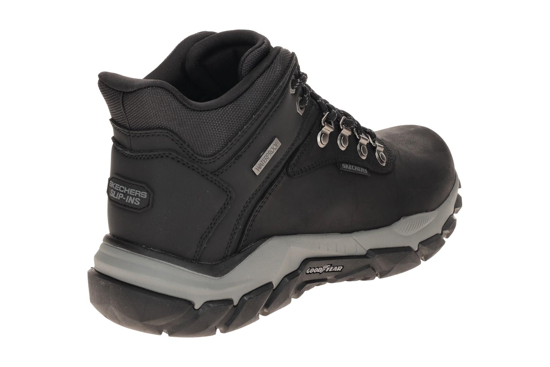 Skechers Santoro Schuhe Mid Sneaker schwarz wasserdicht SLIP-INS 4/7