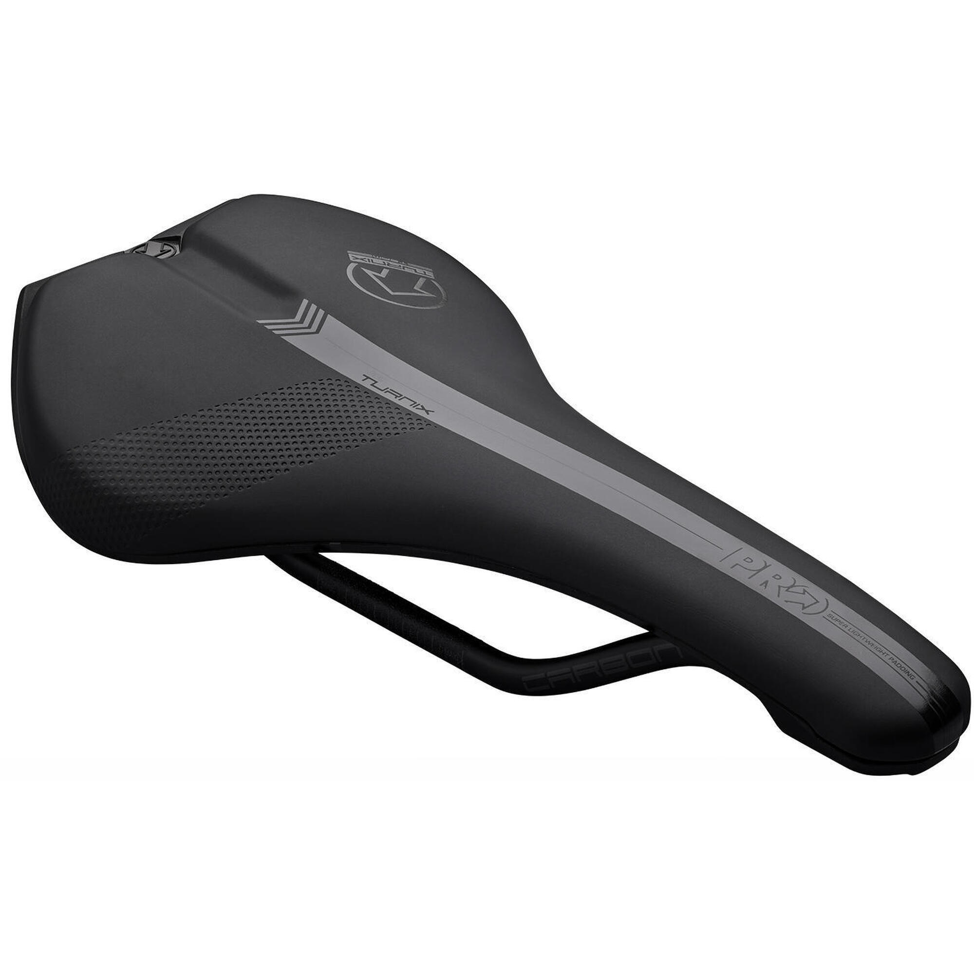 Siodło PRO Turnix Team Czarne 142mm Pręty Carbon