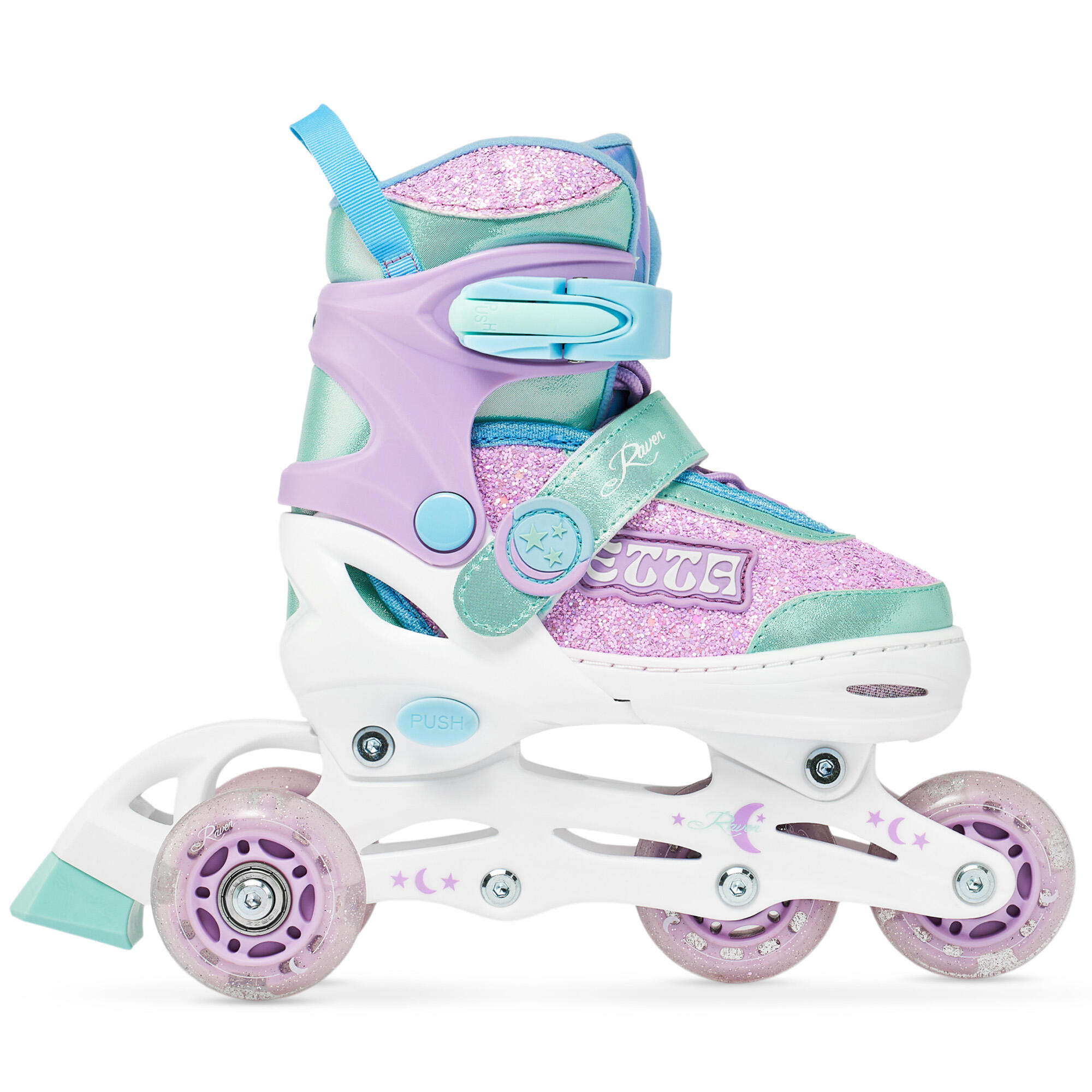 Patines ajustables 3en1 Ruedas Etta Violeta/Menta 4/7