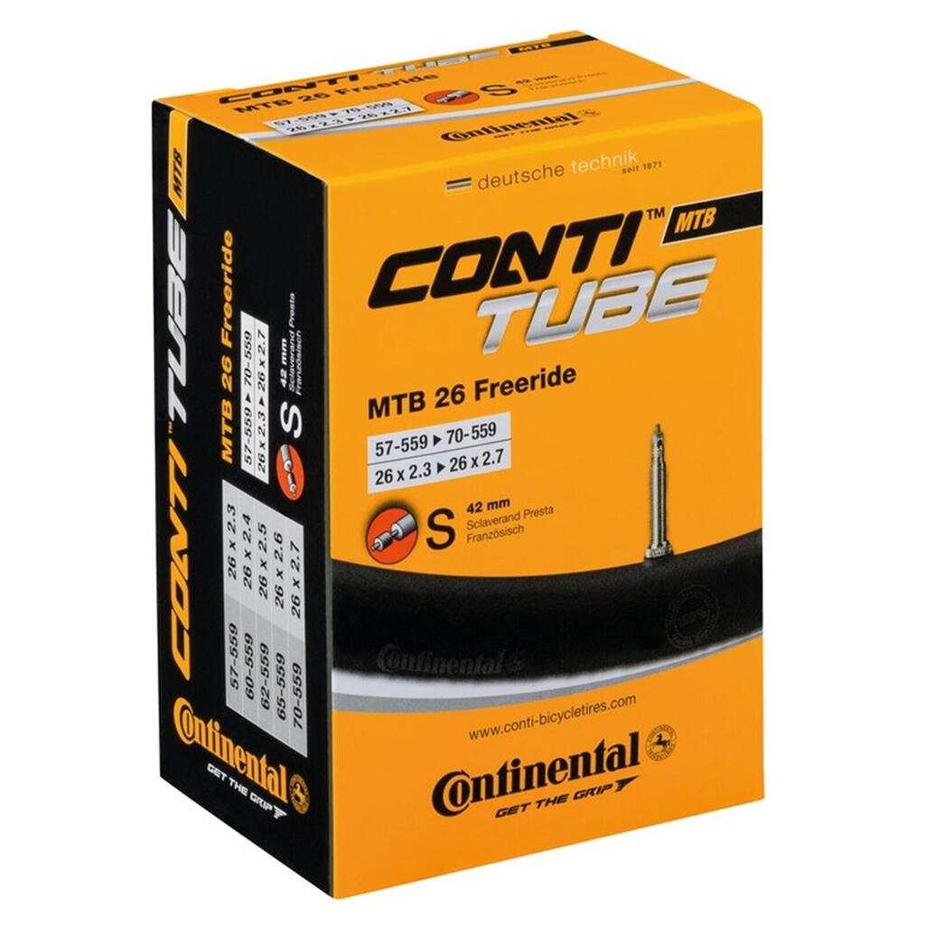 Continental MTB Freeride 26/26'' Plus Inner Tube Presta 42 mm