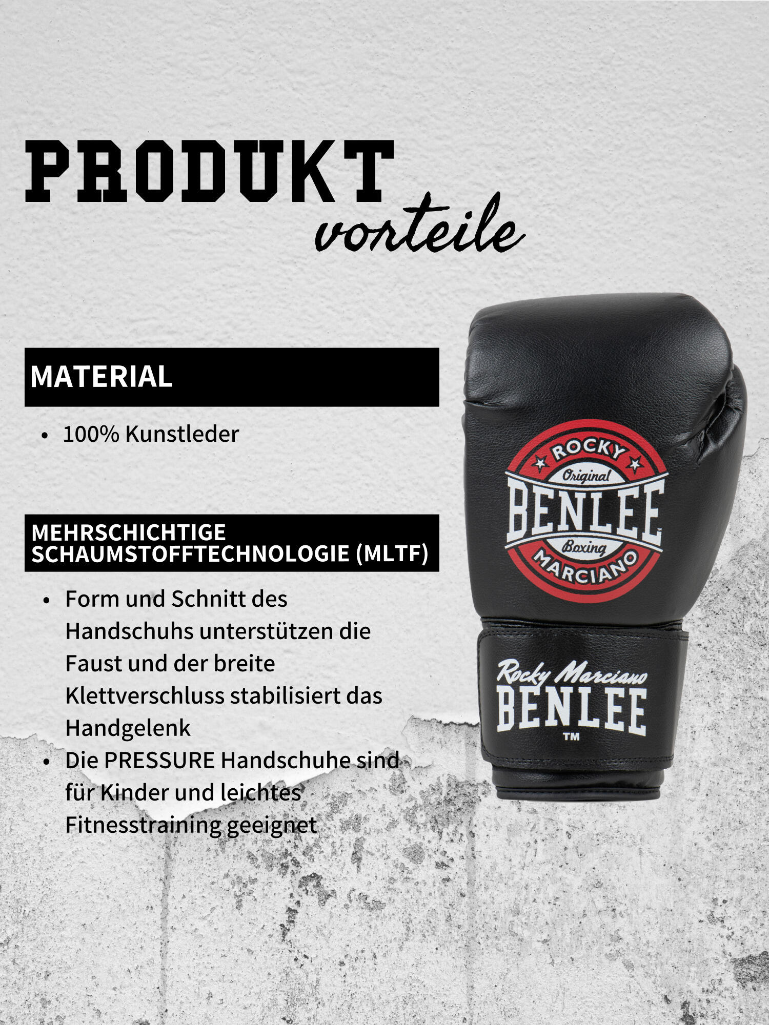 Gants de boxe Benlee Pressure 7/7