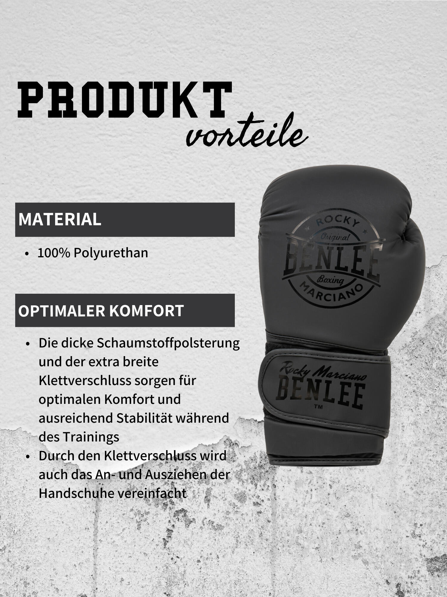 Guanti da allenamento per la boxe Benlee Black Label Nero 7/7