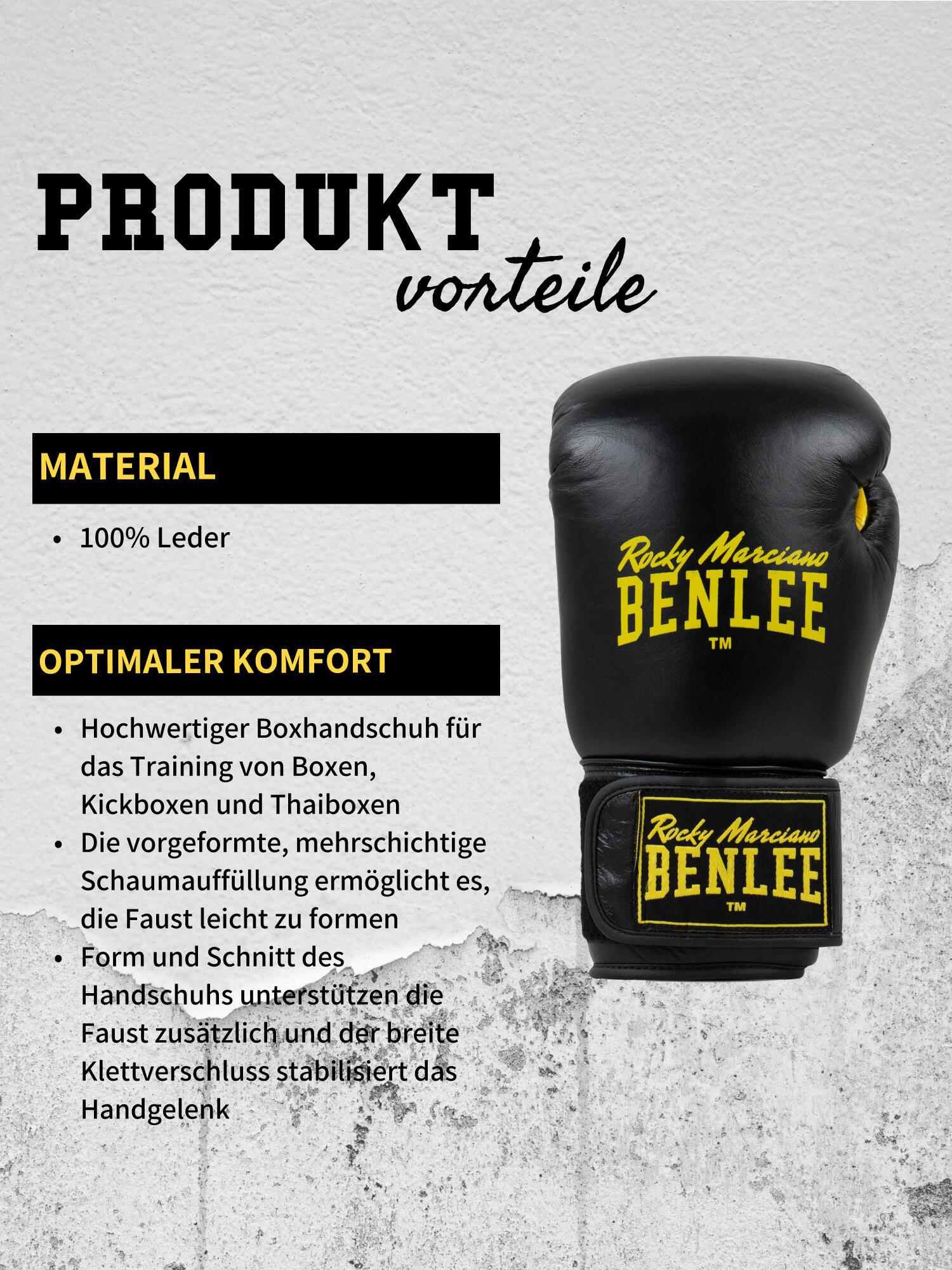 BENLEE Boxhandschuhe aus Leder DRACO 7/9