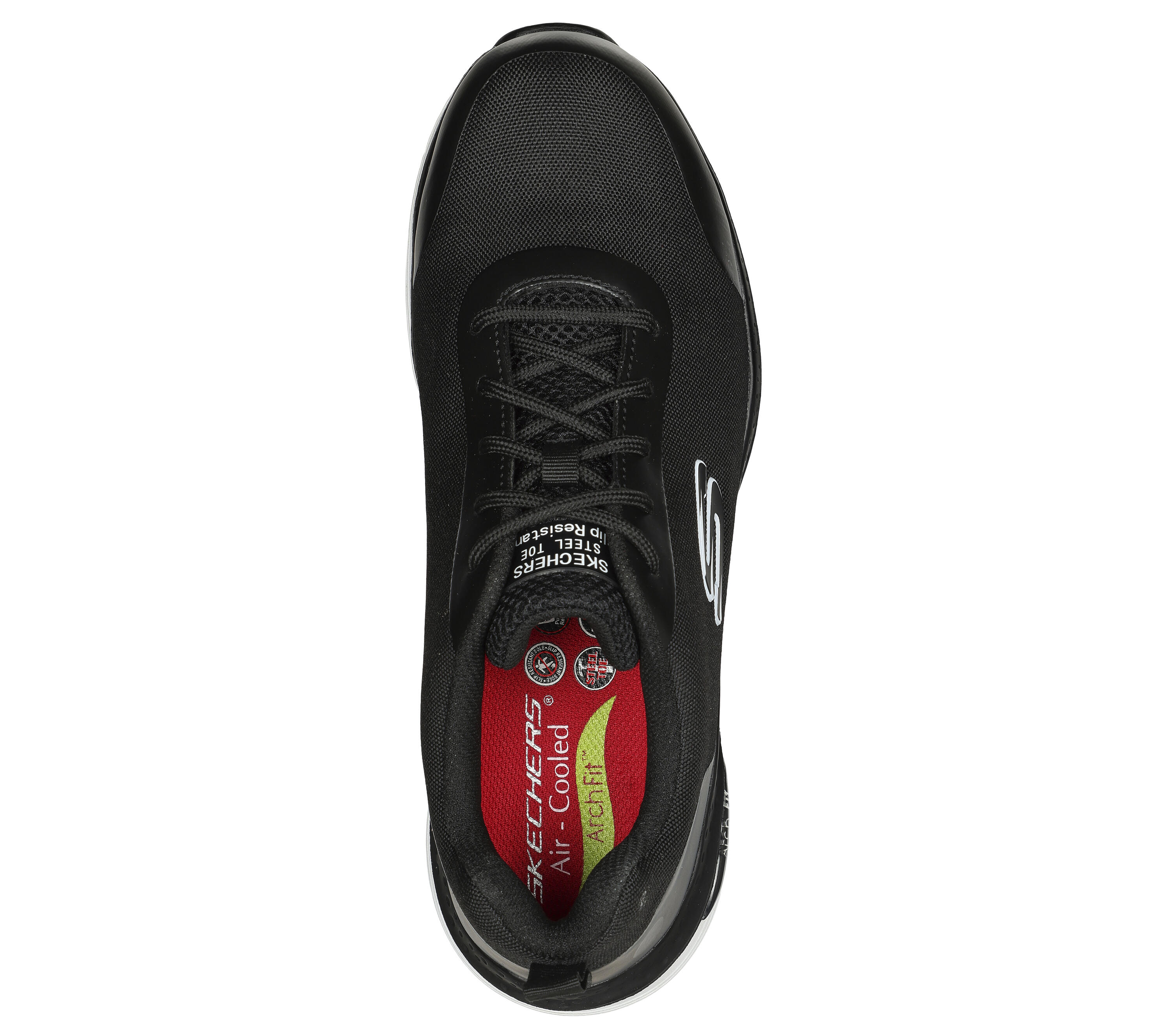 Skechers Herren Sicherheitssneaker SRRINGSTAP ARCH FIT 200086EC BKW schwarz/weiß 5/5
